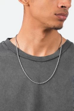 A3 Long Rope Chain - Silver -clothing A3 Long Rope Chain Silver 5 f4e52967 6a83 4660 b449 a2b054c99a4b