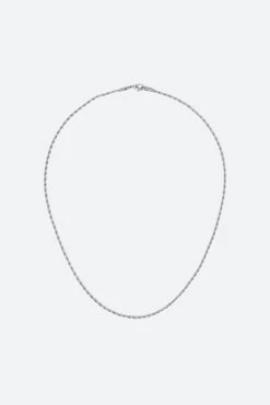 A3 Long Rope Chain - Silver