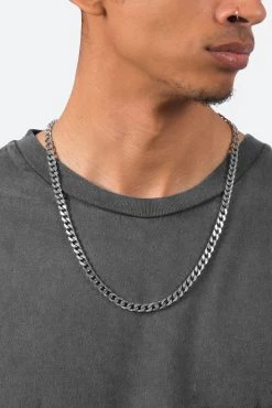 A4 Long Cuban Chain - Silver -clothing A4 Long Cuban Chain Silver 5 d0d1d304 aa4b 423f 9210 ee12c7718421
