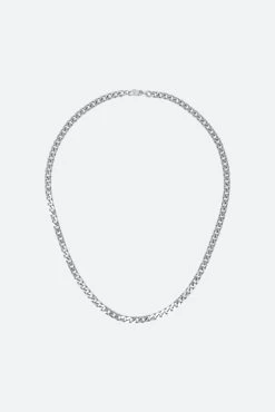 A4 Long Cuban Chain - Silver