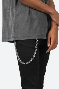 A7 Link Wallet Chain - Silver -clothing A7 Link Wallet Chain Silver 4 0d1ee803 ec13 46e5 b6f0 d17a891ecb25