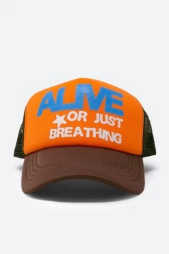 Alive Trucker Cap - Brown
