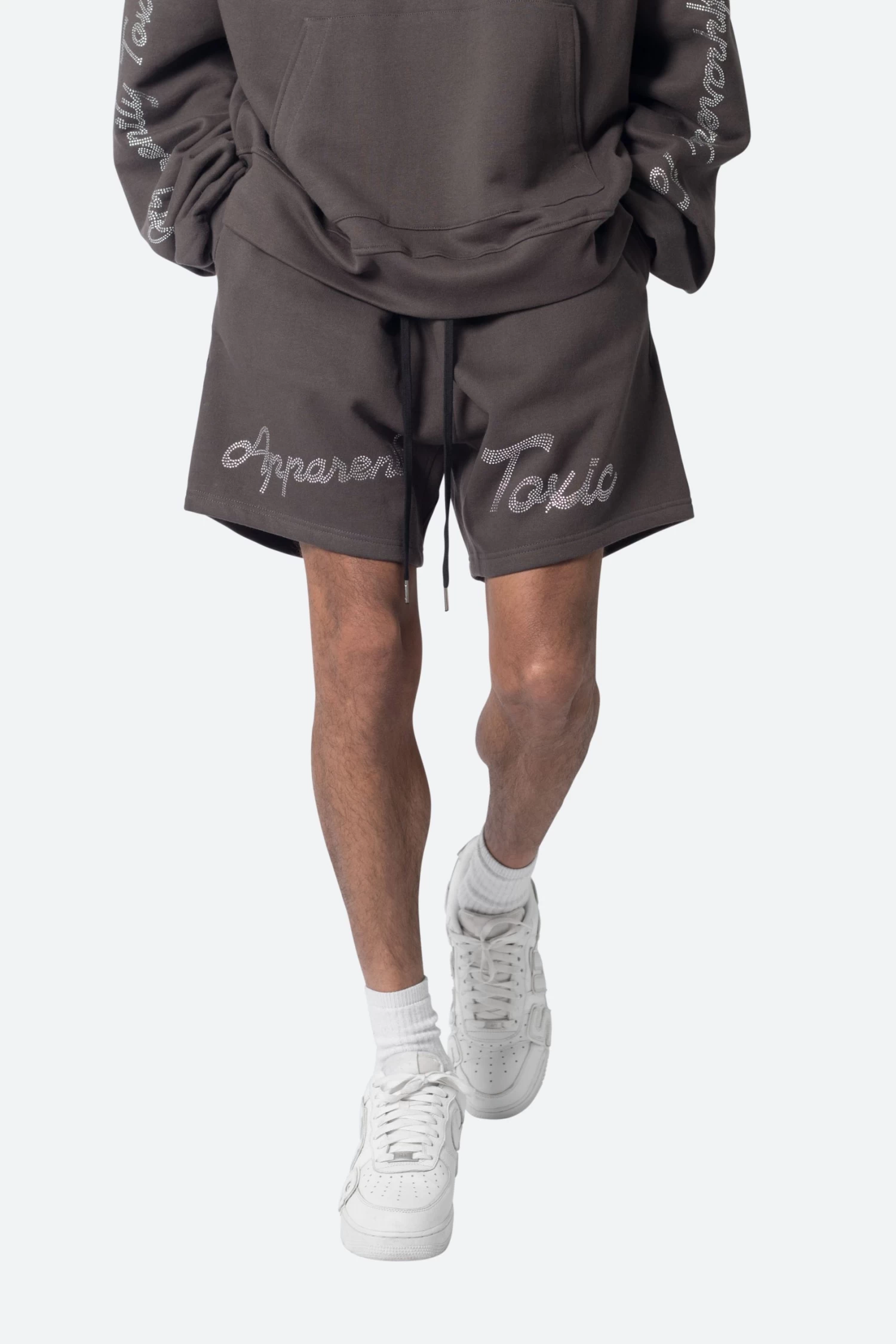 Apparently Toxic Sweatshorts - Vintage Black 4 Apparently Toxic Sweatshorts - Vintage Black - Image 2