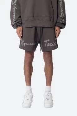 Apparently Toxic Sweatshorts - Vintage Black 11 Apparently Toxic Sweatshorts - Vintage Black -clothing Apparently Toxic Sweatshorts Vintage Black 3