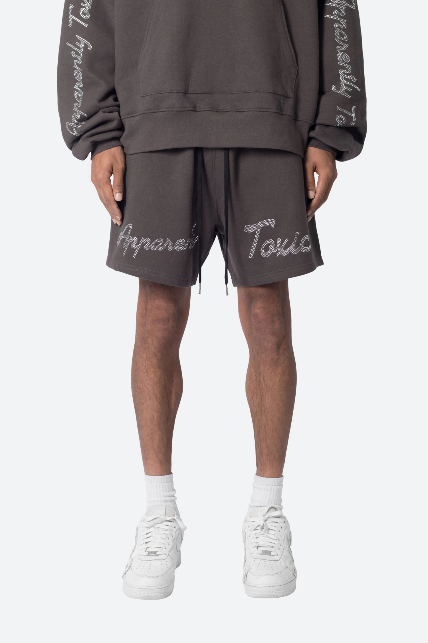 Apparently Toxic Sweatshorts - Vintage Black 3 Apparently Toxic Sweatshorts - Vintage Black