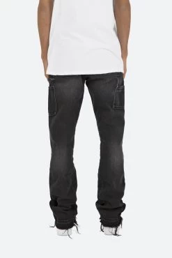 B118 Work Flare Denim - Black -clothing B118 Work Flare Denim Black 7