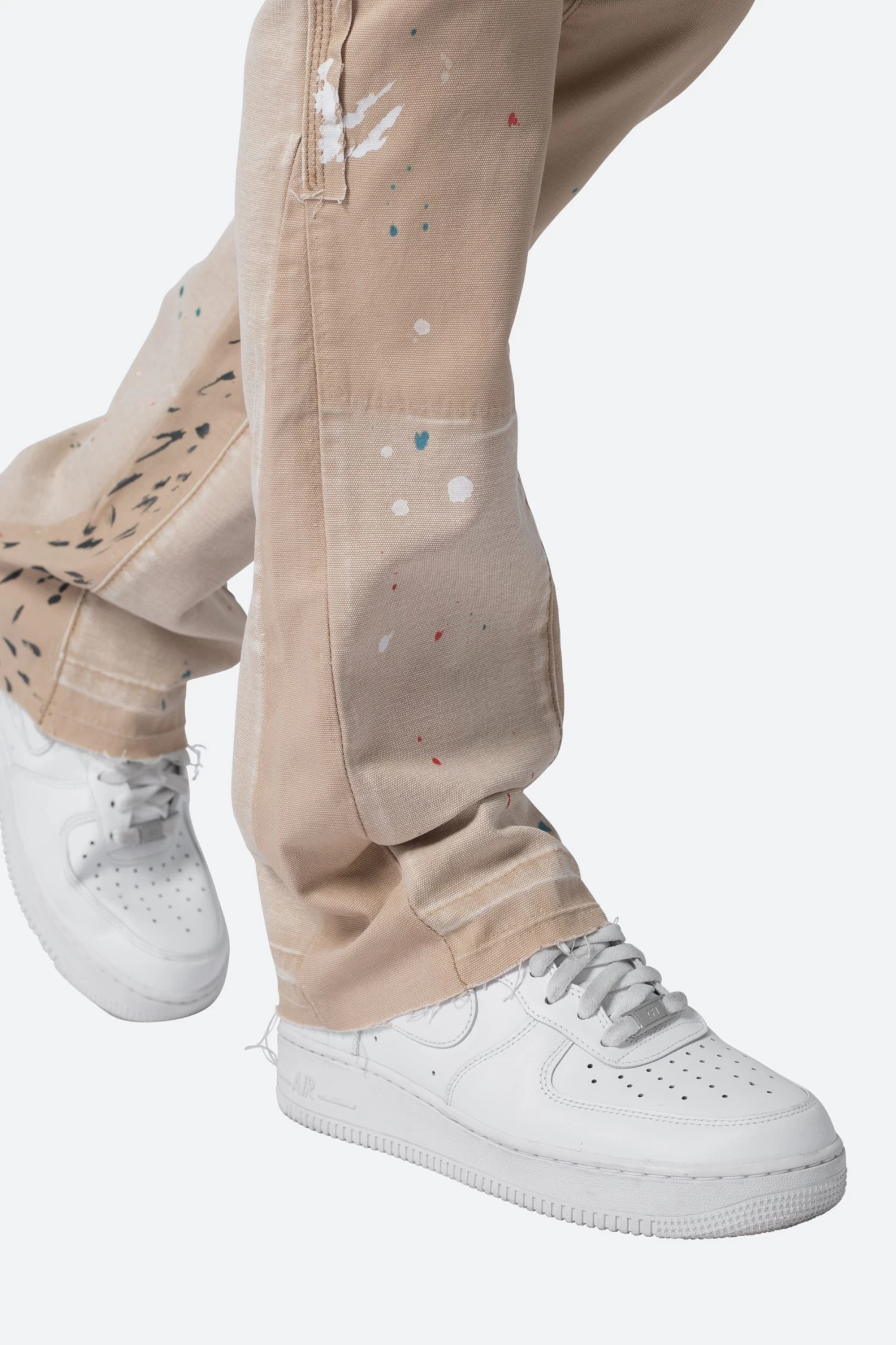 B243 Flare Denim - Khaki 9 B243 Flare Denim - Khaki - Image 7