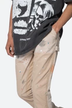 B243 Flare Denim - Khaki 17 B243 Flare Denim - Khaki -clothing B243 Flare Denim Khaki 8