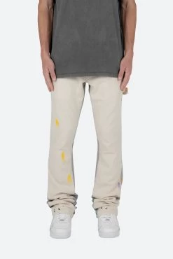 B260 Flare Denim - White