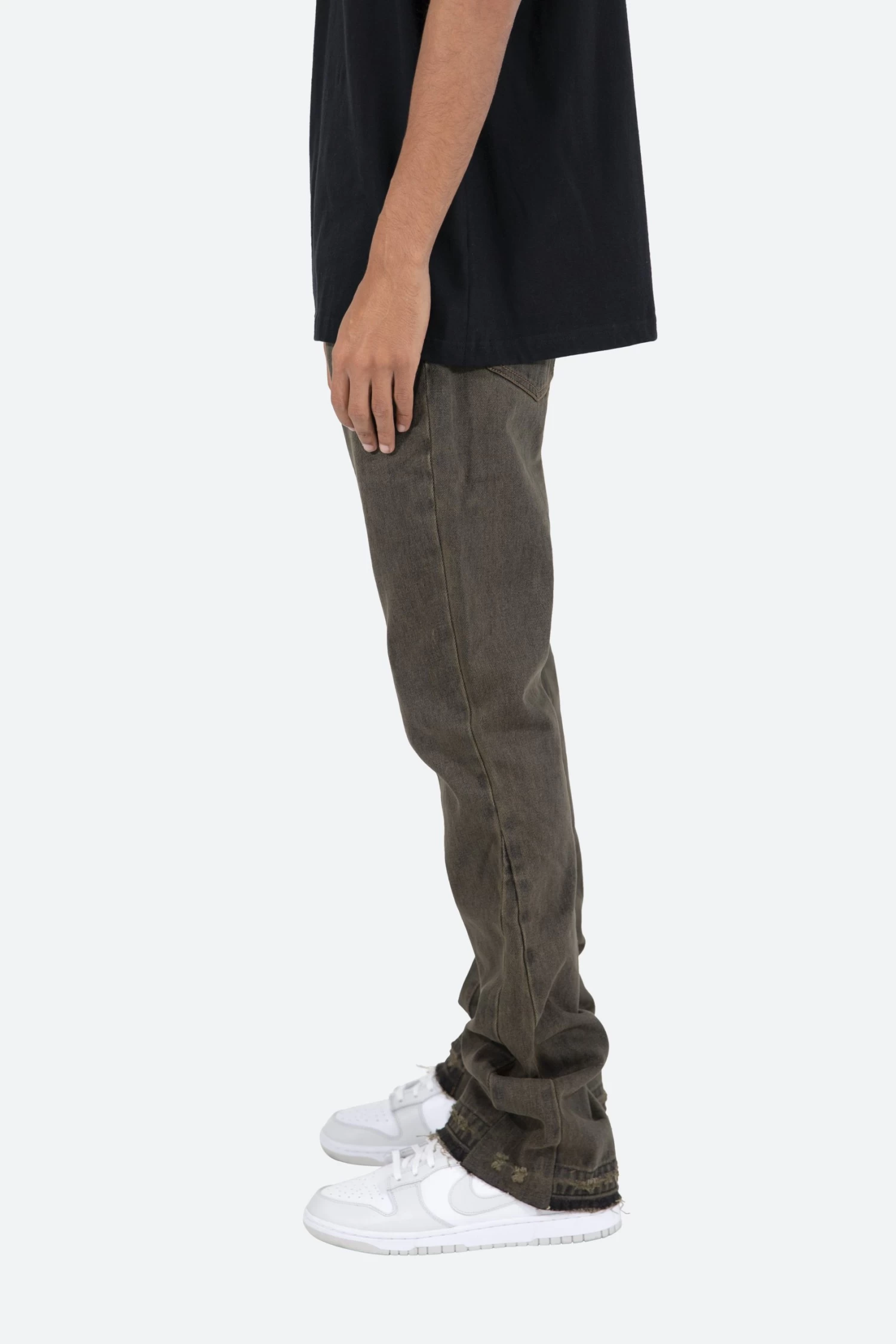 B355 Flare Denim - Grey 7 B355 Flare Denim - Grey - Image 5