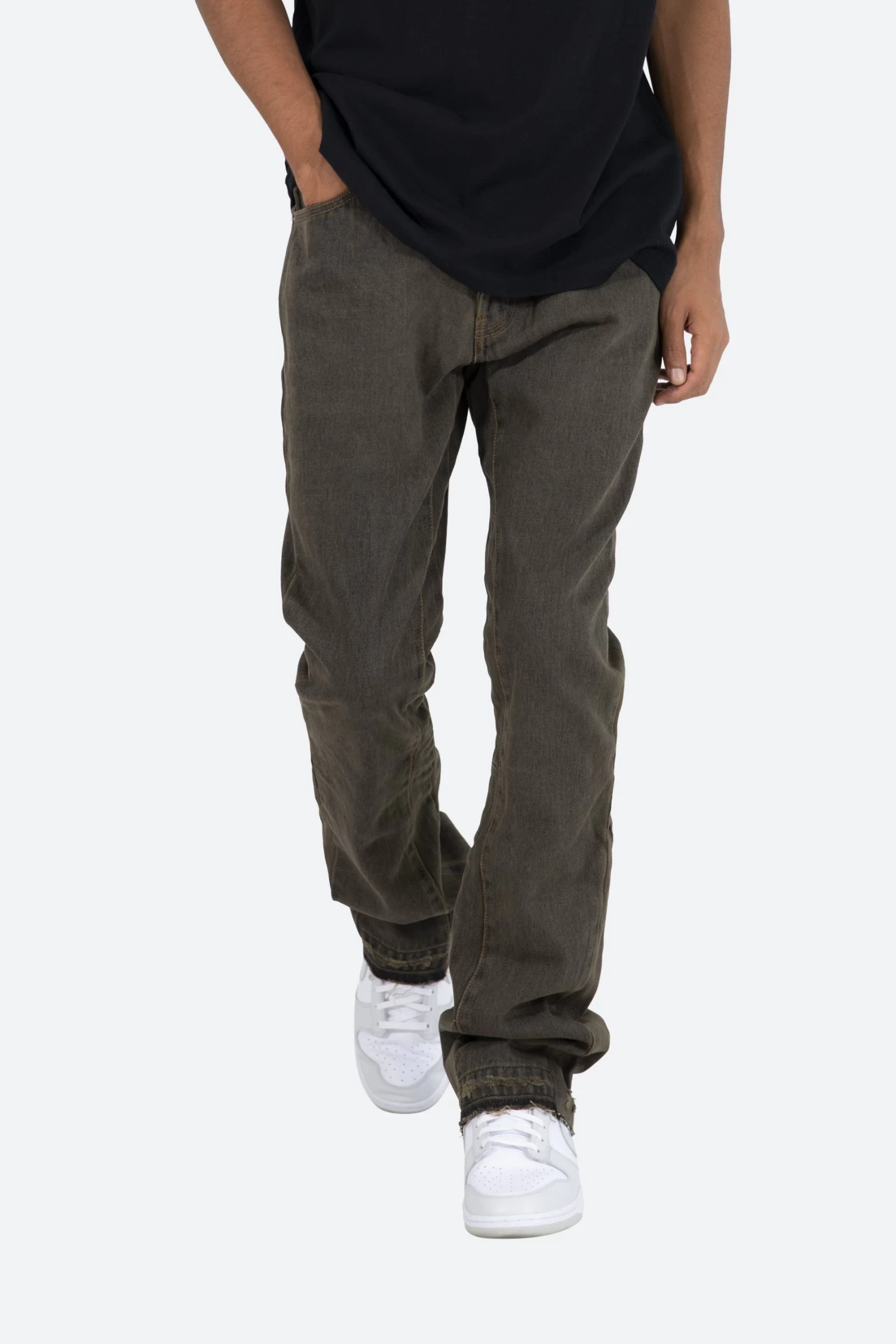 B355 Flare Denim - Grey 9 B355 Flare Denim - Grey - Image 7