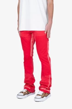 B404 Flare Denim - Red -clothing B404 Flare Denim Red 4 f78c9e70 61e6 4e51 8a51 d98c49f7ebca