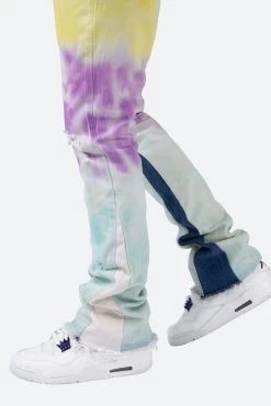 B412 Flare Denim - Multi -clothing B412 Flare Denim Multi 8