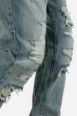 B469 Flare Denim - Blue -clothing B469 Flare Denim Blue 7