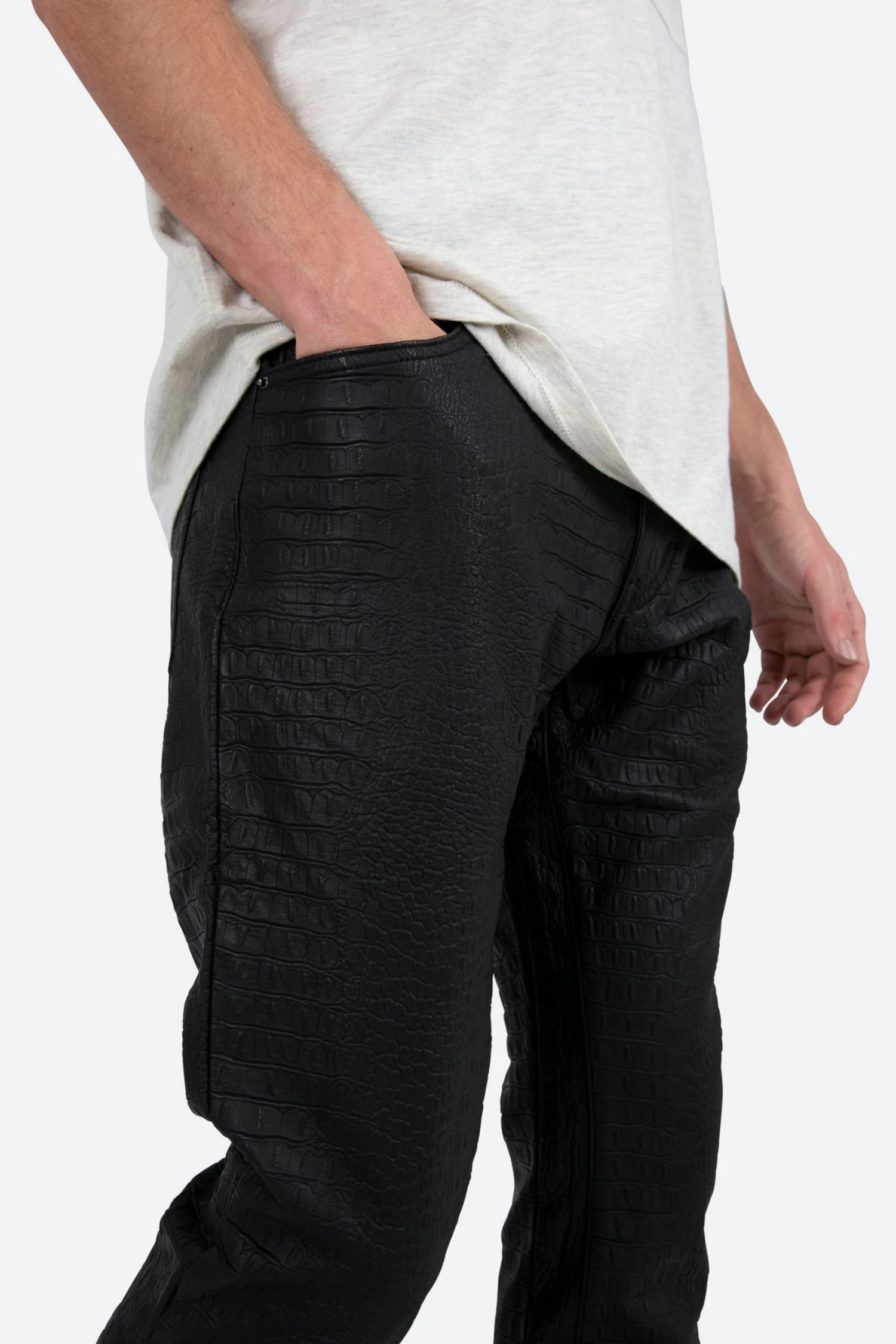 B478 Croc Flare Pants - Black 9 B478 Croc Flare Pants - Black - Image 7