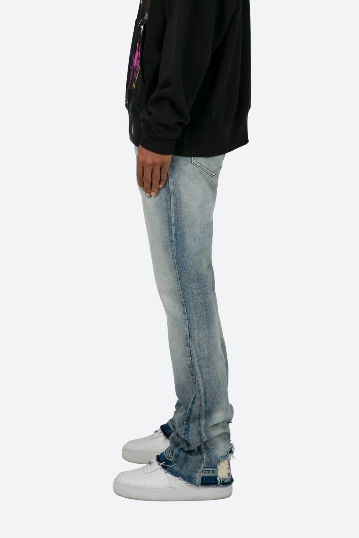 B484 Flare Denim - Blue 7 B484 Flare Denim - Blue - Image 5