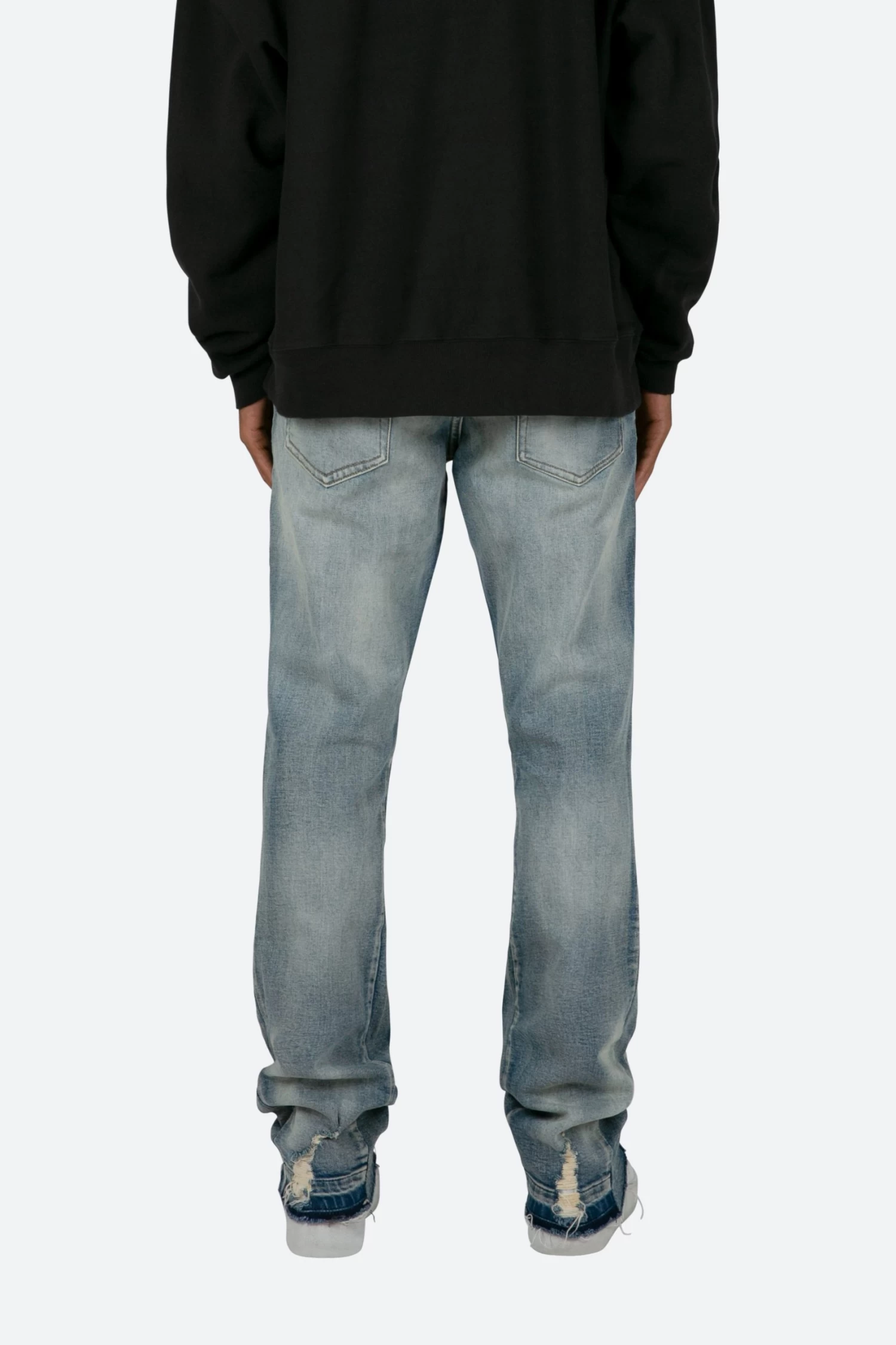 B484 Flare Denim - Blue 8 B484 Flare Denim - Blue - Image 6