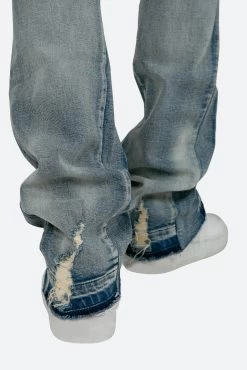 B484 Flare Denim - Blue 18 B484 Flare Denim - Blue -clothing B484 Flare Denim Blue 8