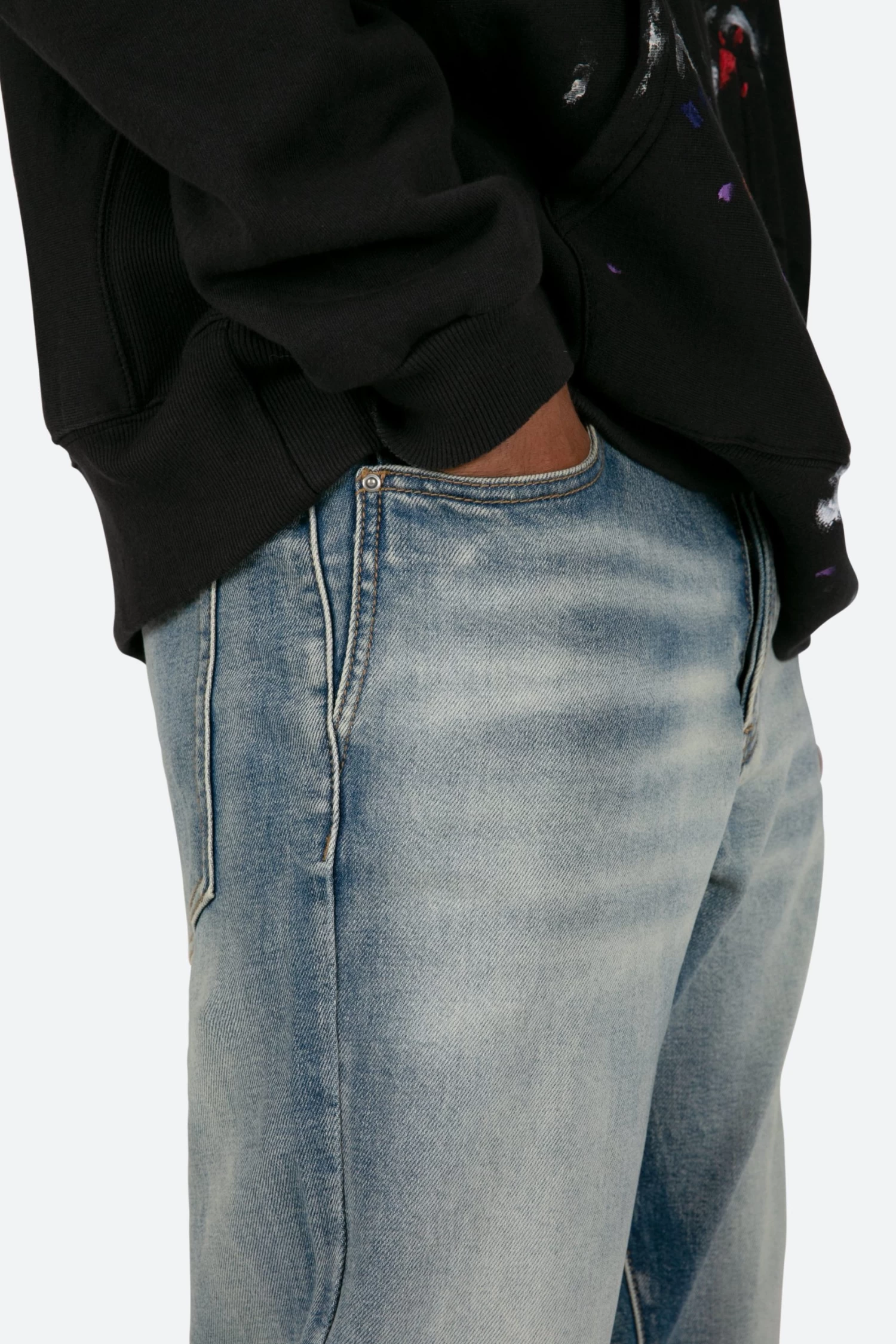 B484 Flare Denim - Blue 11 B484 Flare Denim - Blue - Image 9