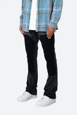B501 Flare Denim - Black -clothing B501 Flare Denim Black 4
