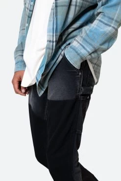 B501 Flare Denim - Black -clothing B501 Flare Denim Black 7