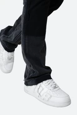 B501 Flare Denim - Black -clothing B501 Flare Denim Black 8