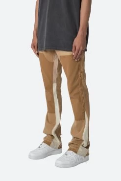 B501 Flare Denim - Brown -clothing B501 Flare Denim Brown 3