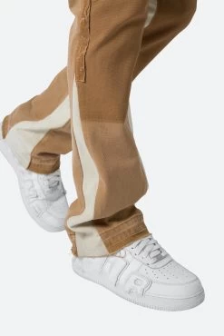 B501 Flare Denim - Brown -clothing B501 Flare Denim Brown 8