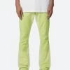B501 Flare Denim - Green -clothing B501 Flare Denim Green