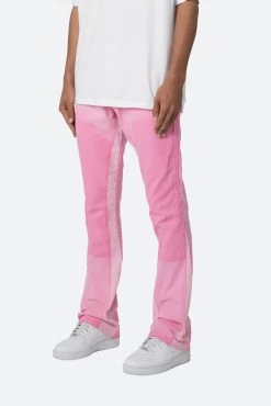 B501 Flare Denim - Pink 12 B501 Flare Denim - Pink -clothing B501 Flare Denim Pink 3