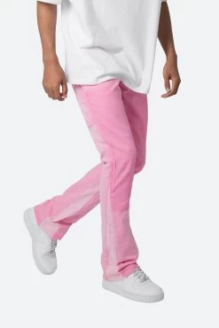 B501 Flare Denim - Pink 15 B501 Flare Denim - Pink -clothing B501 Flare Denim Pink 6