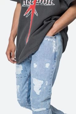 B508 Flare Denim - Blue -clothing B508 Flare Denim Blue 7