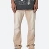 B513 Flare Denim - Tan -clothing B513 Flare Denim Tan