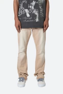 B513 Flare Denim - Tan -clothing B513 Flare Denim Tan 3 e86ba84a c9a0 426d af08 2f787f5f2240