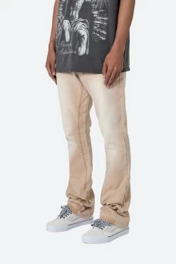 B513 Flare Denim - Tan -clothing B513 Flare Denim Tan 4 624e4016 b5fd 43d5 92d6 61aceeaf5a79