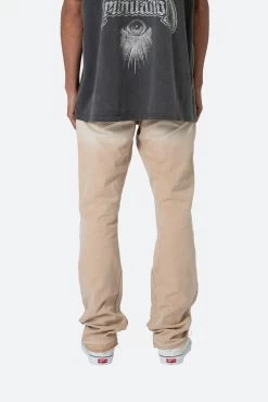 B513 Flare Denim - Tan -clothing B513 Flare Denim Tan 6