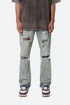 B568 Flare Denim - Vintage Blue