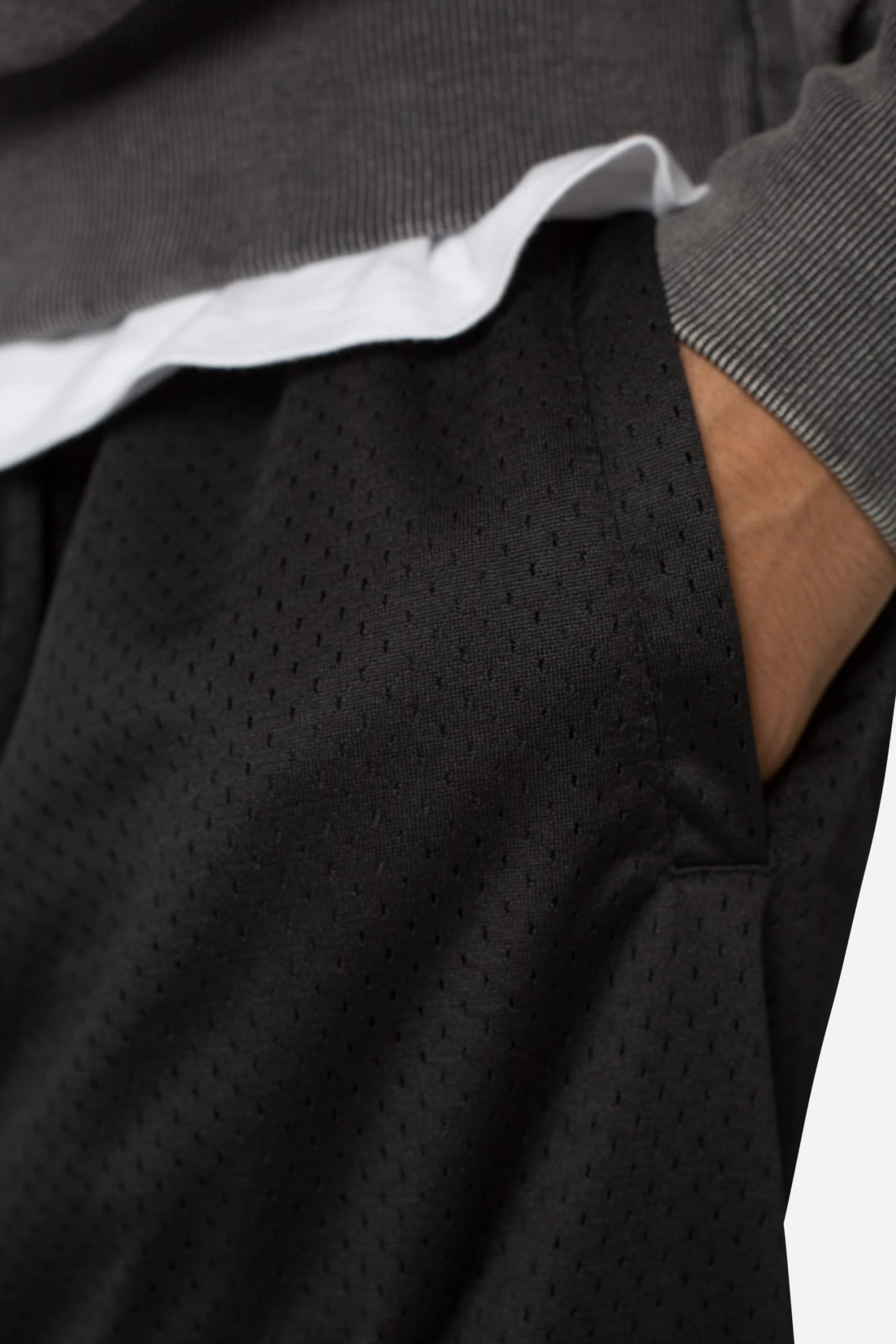 Basic Basketball Shorts - Black/White 9 Basic Basketball Shorts - Black/White - Image 7