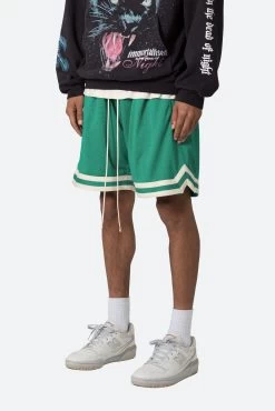 Basic Basketball Shorts - Green 13 Basic Basketball Shorts - Green -clothing Basic Basketball Shorts Green 4