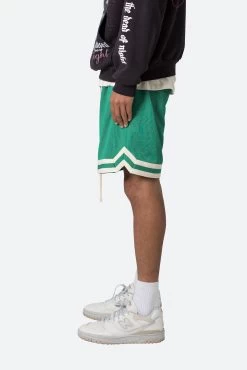 Basic Basketball Shorts - Green 14 Basic Basketball Shorts - Green -clothing Basic Basketball Shorts Green 5