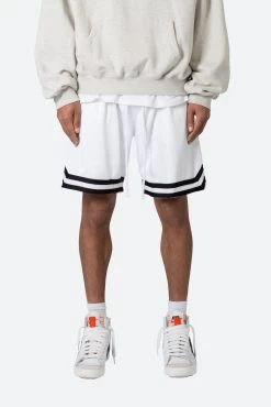 Basic Basketball Shorts - White/Black