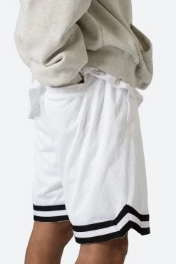 Basic Basketball Shorts - White/Black 17 Basic Basketball Shorts - White/Black -clothing Basic Basketball Shorts WhiteBlack 8