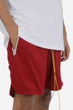 Basic Mesh Shorts - Red 11 Basic Mesh Shorts - Red -clothing Basic Mesh Shorts Red 3 fee2e71e 09eb 466e b847 5ef136dd1053