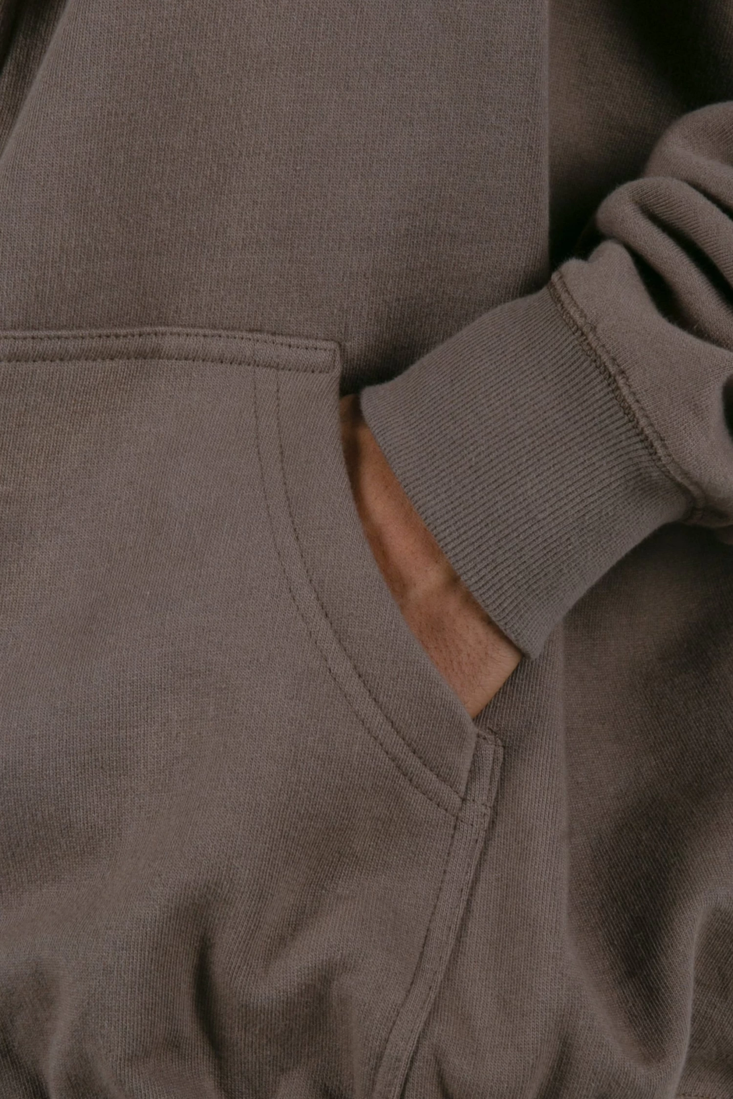 Basic Zip Up Hoodie - Brindle 11 Basic Zip Up Hoodie - Brindle - Image 9