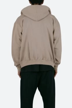 Basic Zip Up Hoodie - Earth -clothing Basic Zip Up Hoodie Earth 5