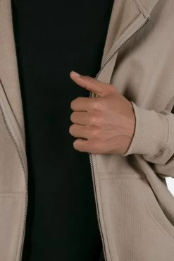 Basic Zip Up Hoodie - Earth -clothing Basic Zip Up Hoodie Earth 8