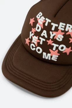 Better Days Trucker Cap - Brown -clothing Better Days Trucker Cap Brown 3