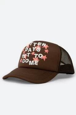 Better Days Trucker Cap - Brown -clothing Better Days Trucker Cap Brown 4