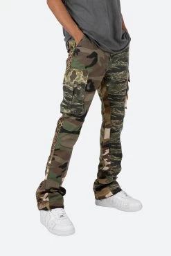 Bootcut Cargo Pants - Mixed Camo -clothing Bootcut Cargo Pants Mixed Camo 7