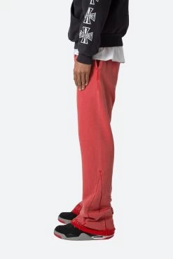 Bootcut Sweatpants - Red -clothing Bootcut Sweatpants Red 4